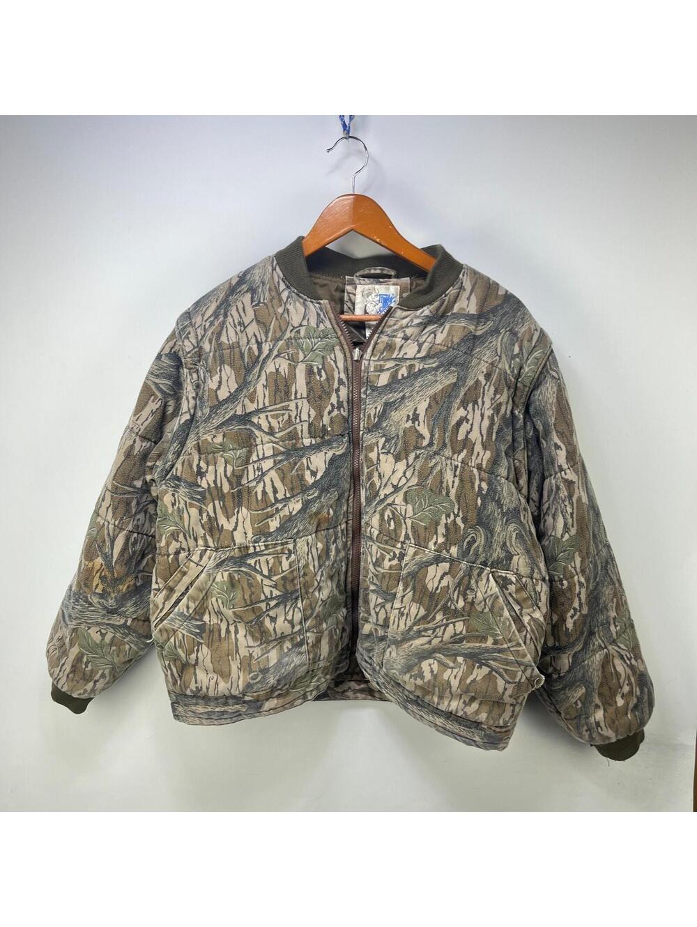 Vintage Realtree Camo Puffer Jacket Liner Large